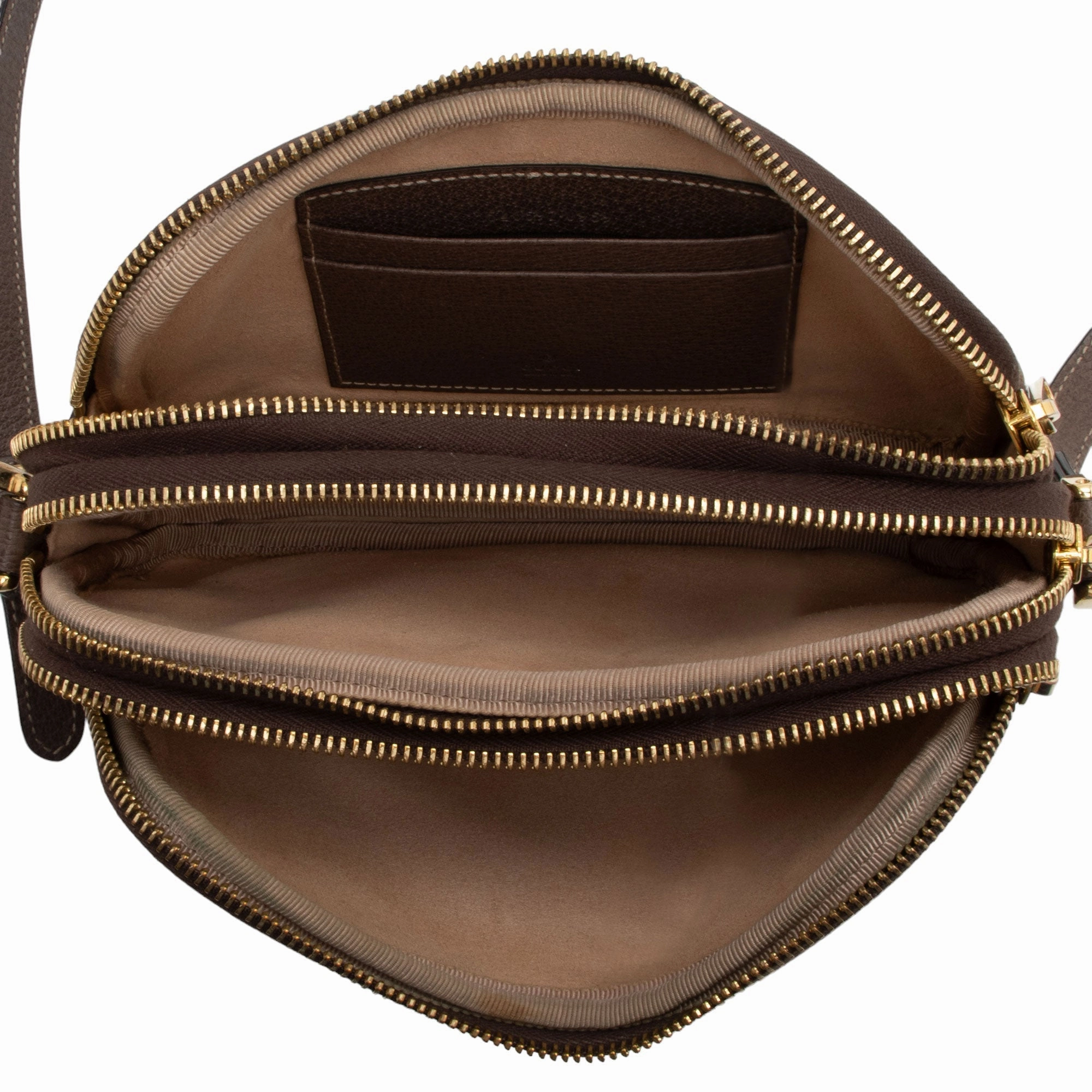 Gucci GG Supreme Ophidia Triple Zip Crossbody (SHF-PXnMIh)