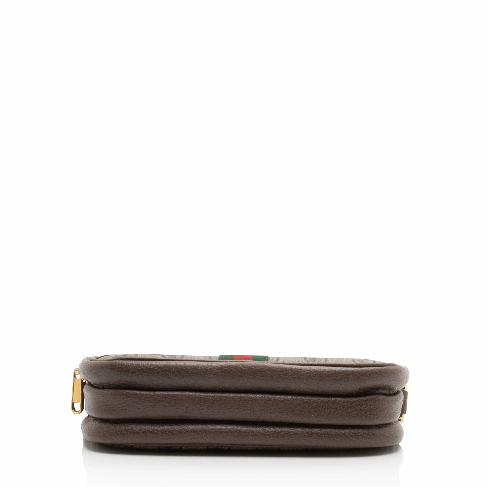 Gucci GG Supreme Ophidia Triple Zip Crossbody (SHF-PXnMIh)