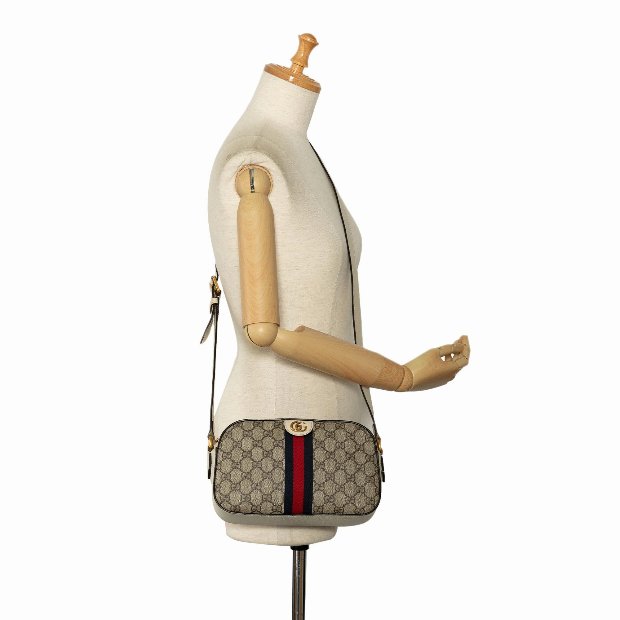 Gucci GG Supreme Web Ophidia Crossbody Bag (SHG-DaQQhW)