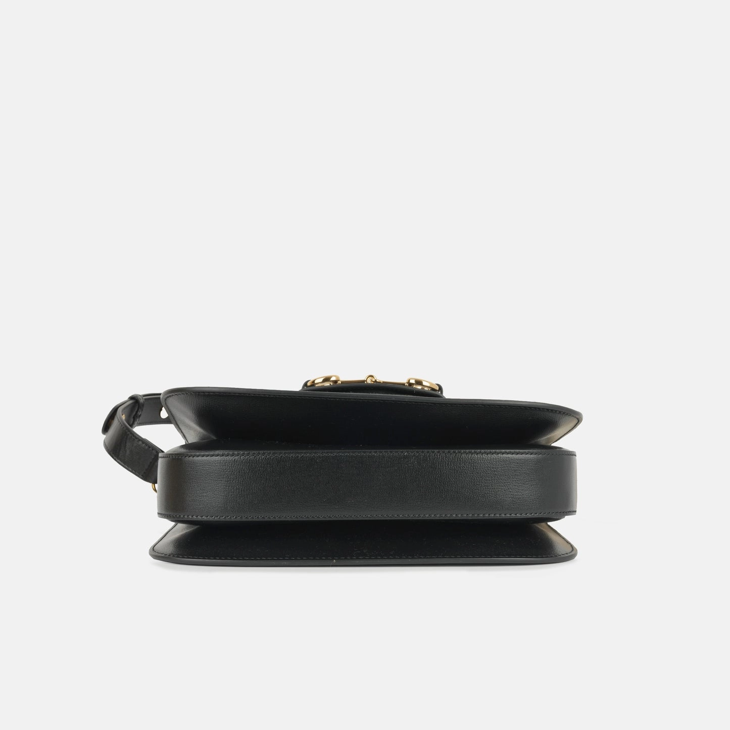 Gucci Gucci - 1995 Horsebit Shoulder Bag - Black Calfskin GHW - Unused
