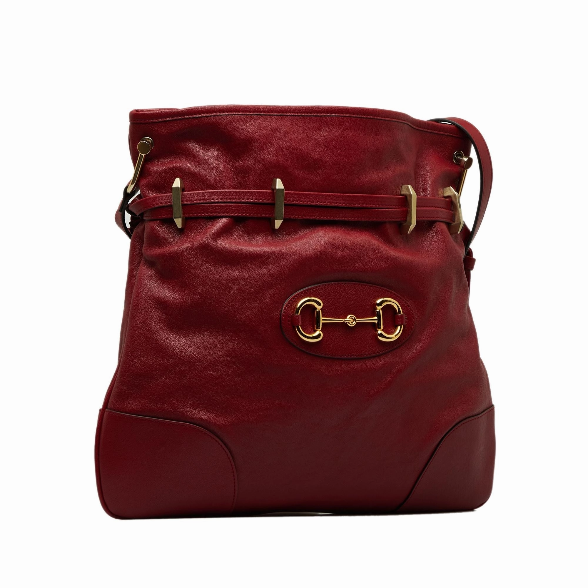 Gucci Horsebit 1955 Drawstring Crossbody Bag (SHG-cwSMH3)