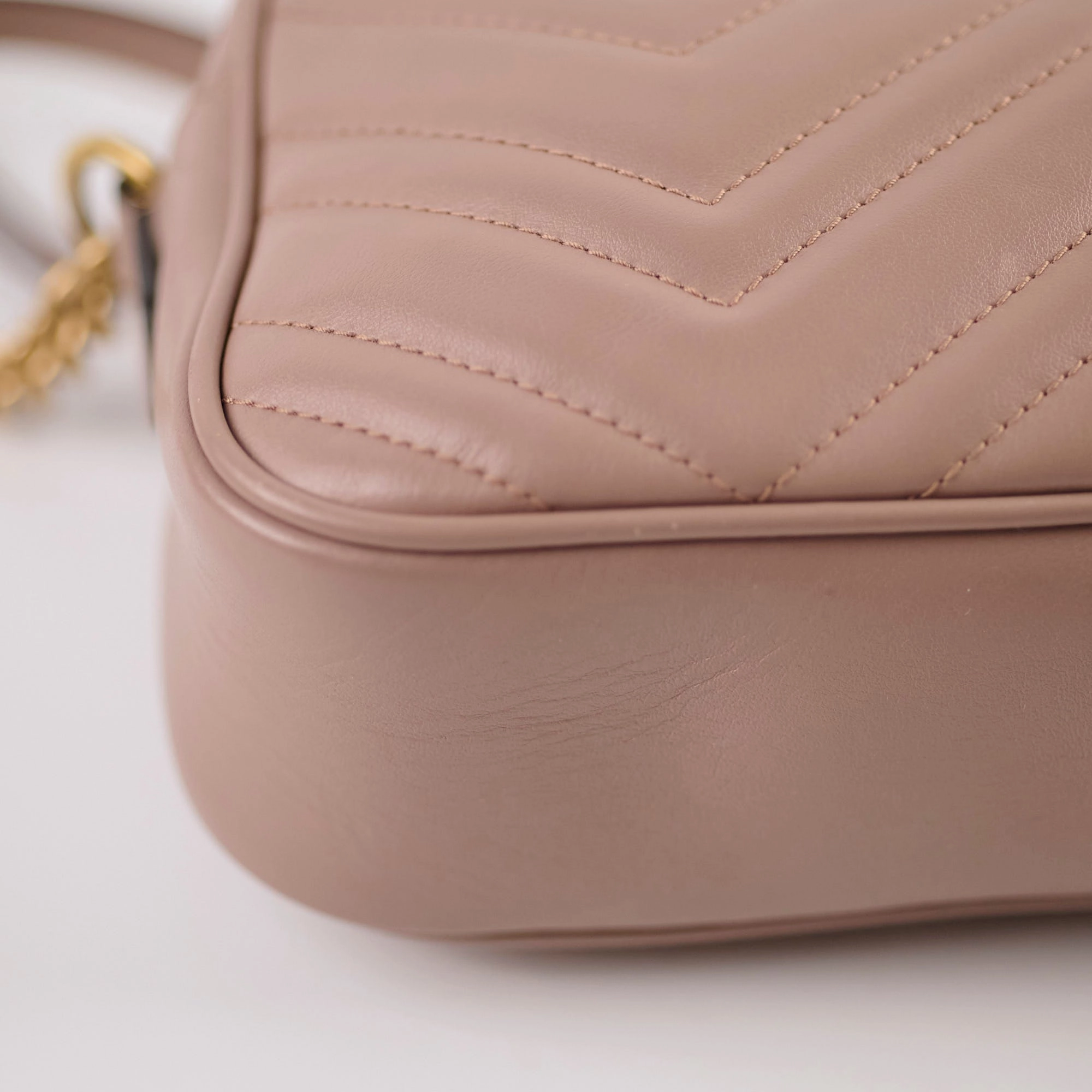 Gucci Marmont Camera Bag Dusty Pink