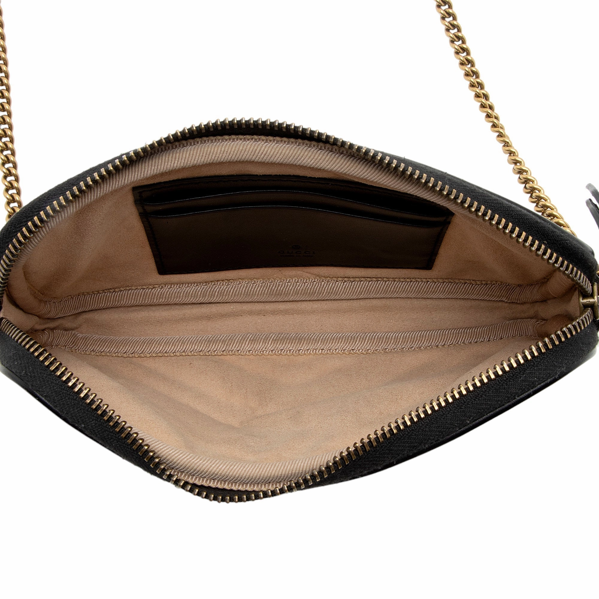 Gucci Matelasse Leather GG Marmont Small Crossbody (SHF-EJfMHM)