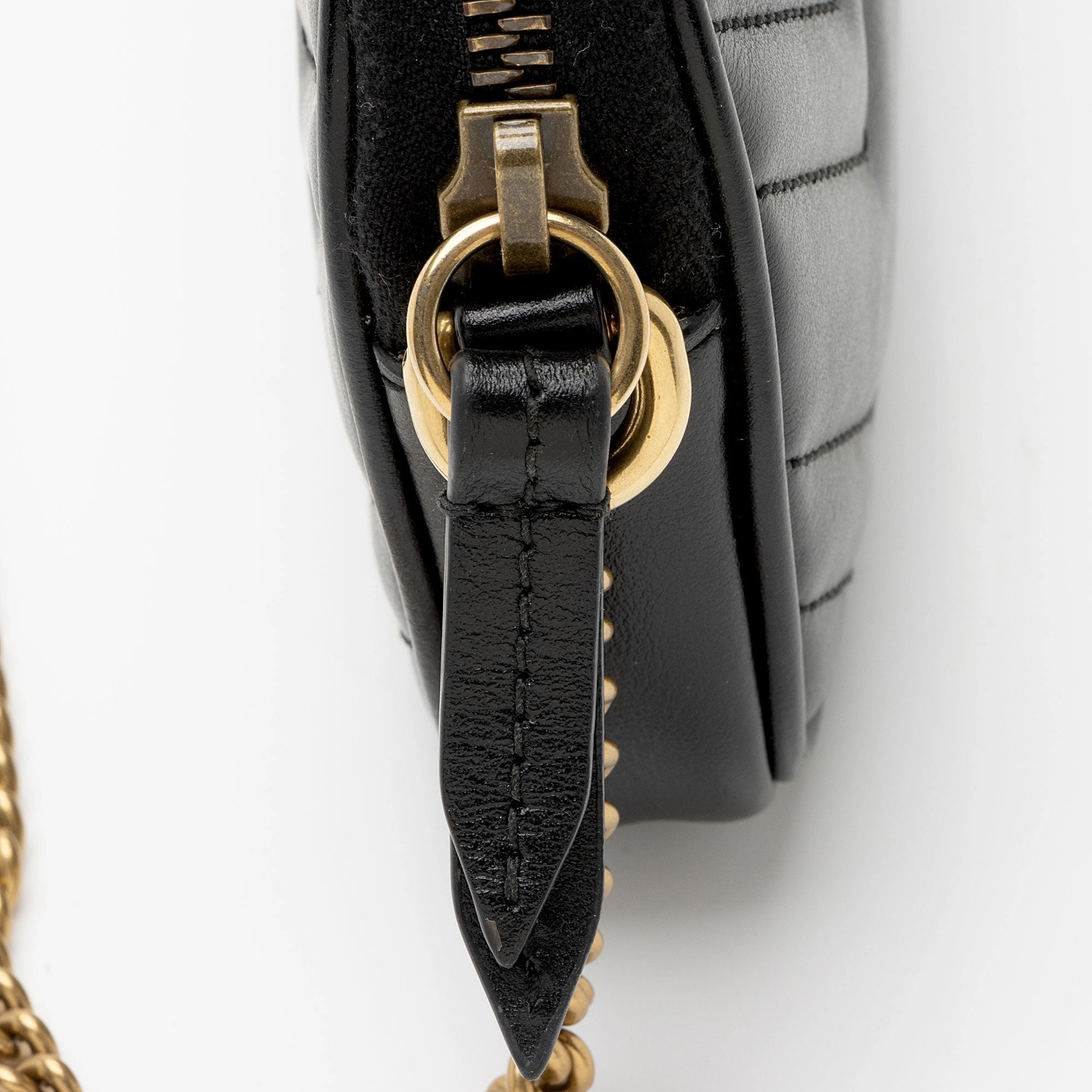 Gucci Matelasse Leather GG Marmont Small Crossbody (SHF-EJfMHM)