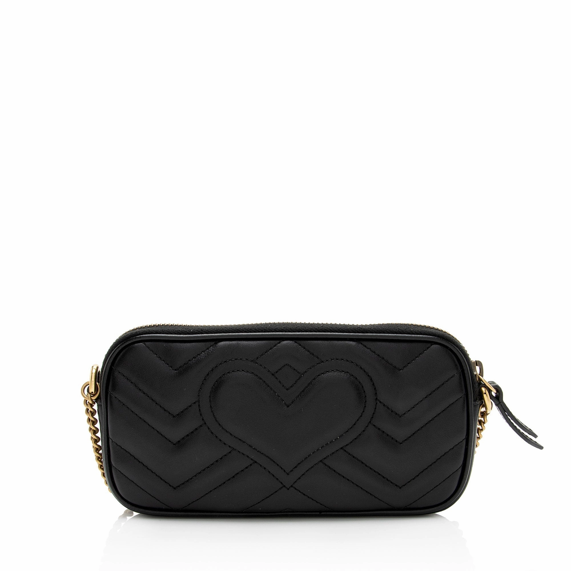 Gucci Matelasse Leather GG Marmont Small Crossbody (SHF-EJfMHM)
