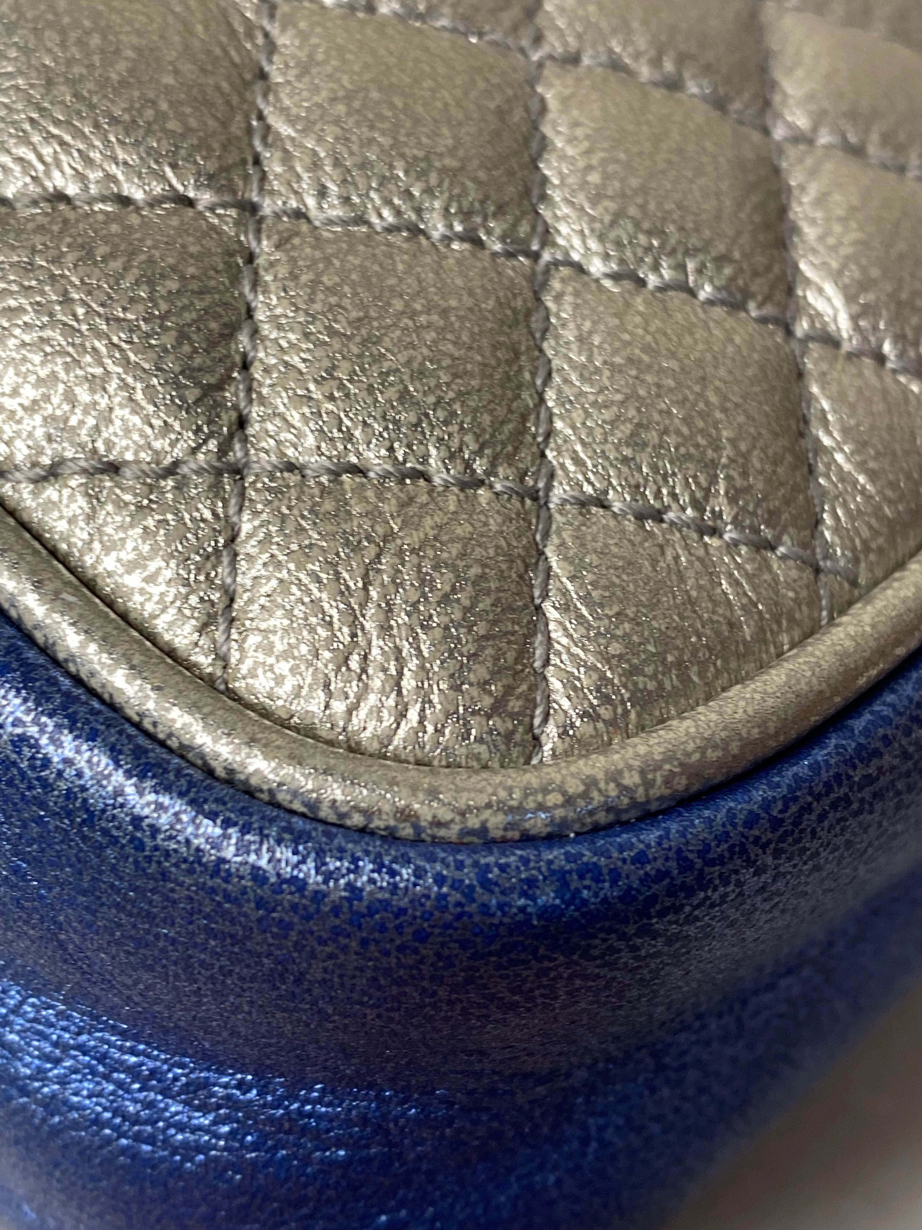 Gucci Metallic Bicolor Trapuntata Crossbody Bag