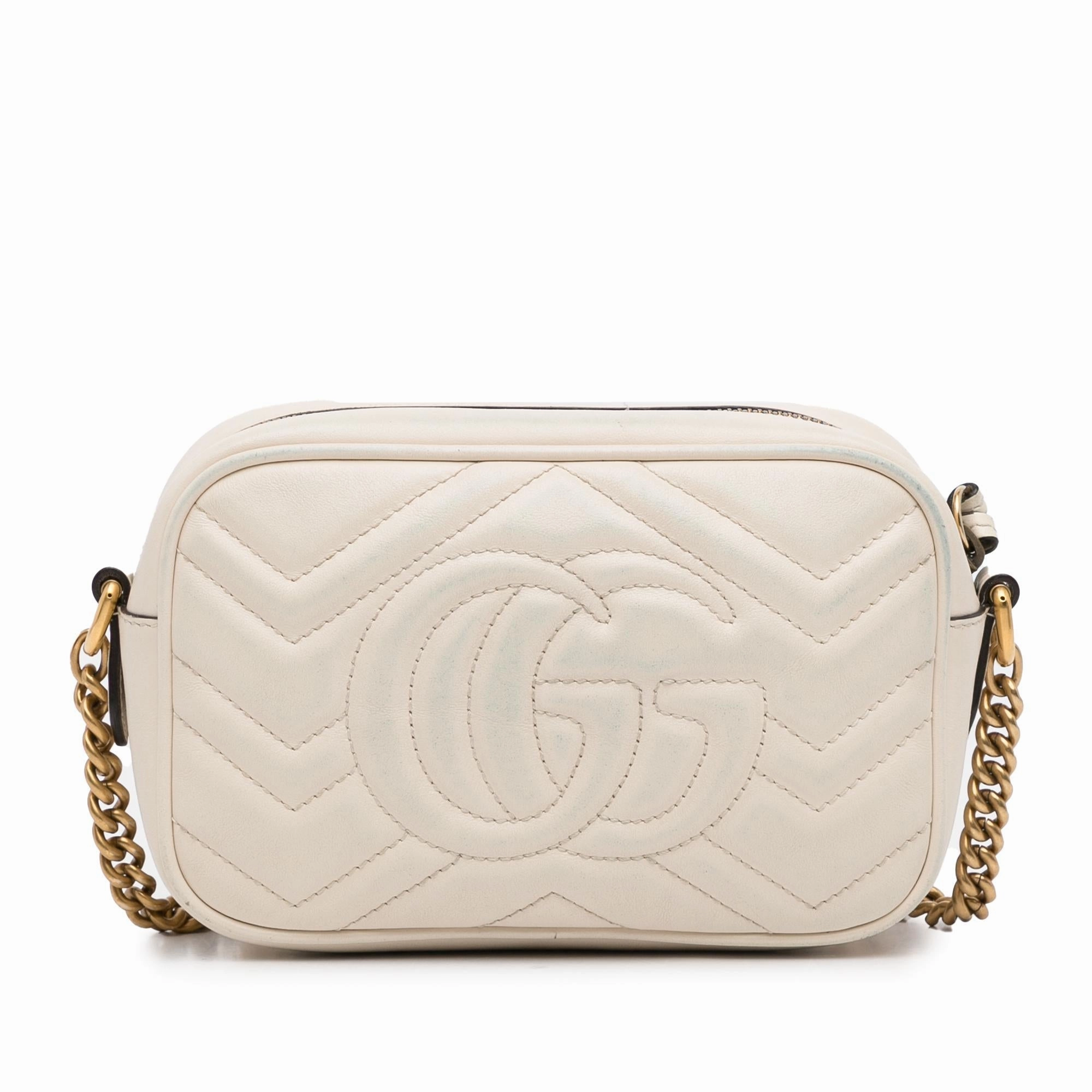 Gucci Mini GG Marmont Matelasse Crossbody (SHG-Zpsdpz)