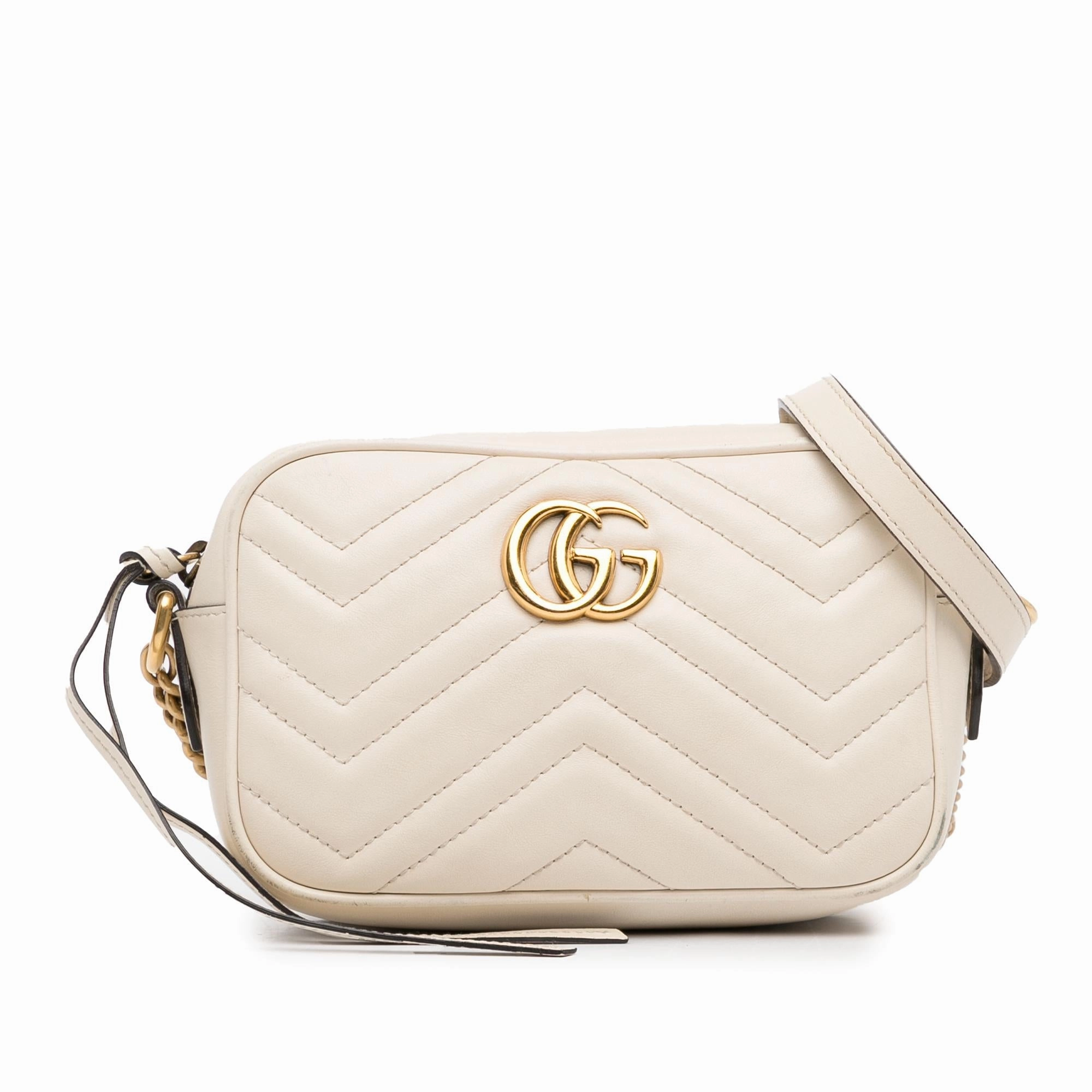 Gucci Mini GG Marmont Matelasse Crossbody (SHG-Zpsdpz)