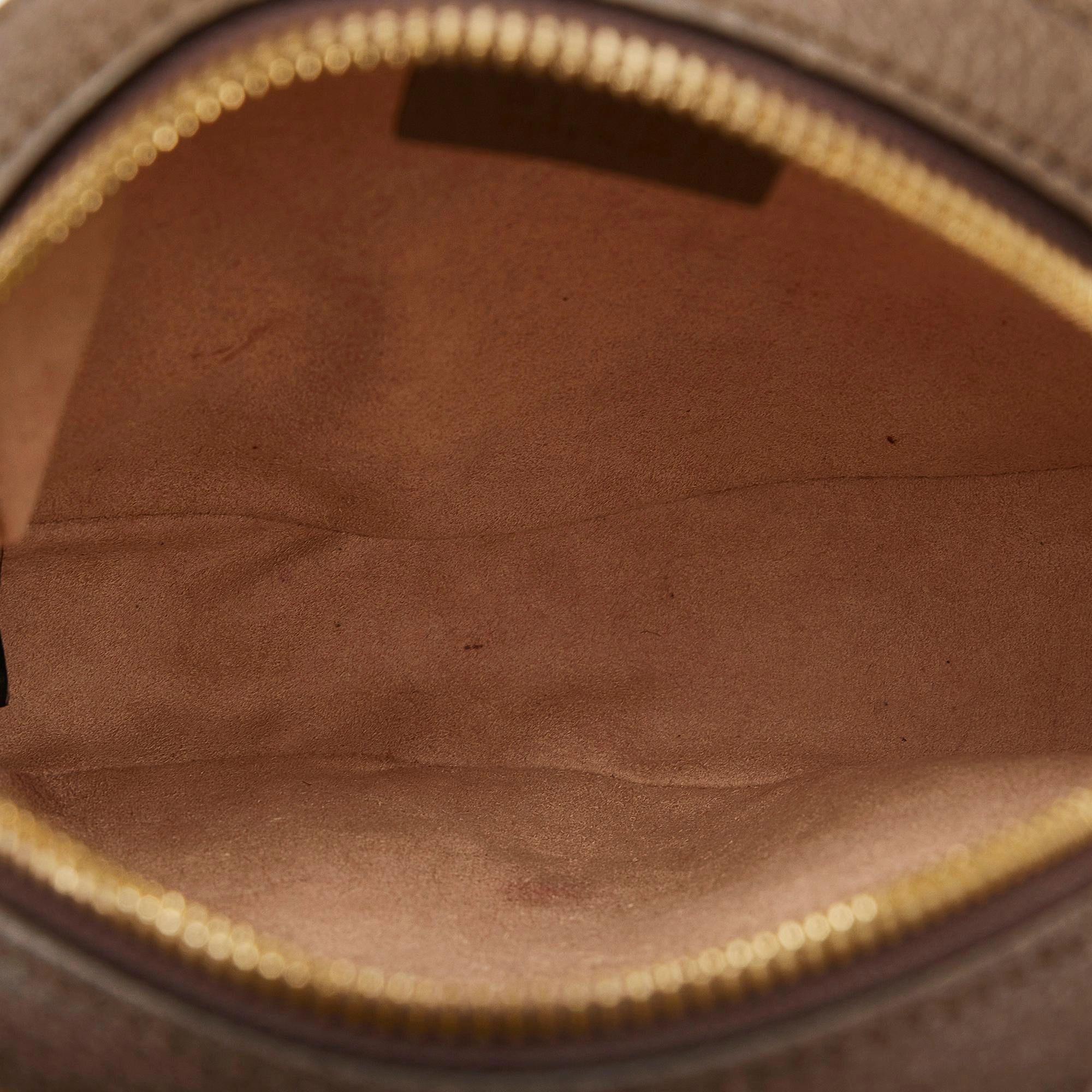 Gucci Mini GG Supreme Round Ophidia Crossbody (SHG-oKTNkt)
