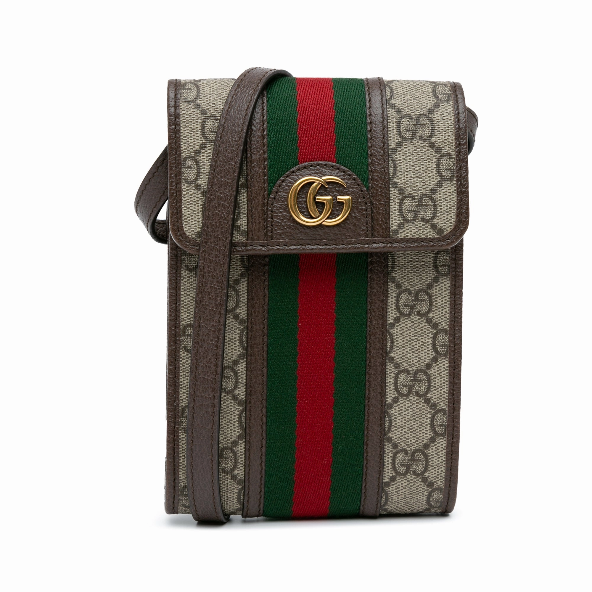 Gucci Mini GG Supreme Web Ophidia Crossbody Bag (22523)
