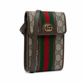 Gucci Mini GG Supreme Web Ophidia Crossbody Bag (22523)