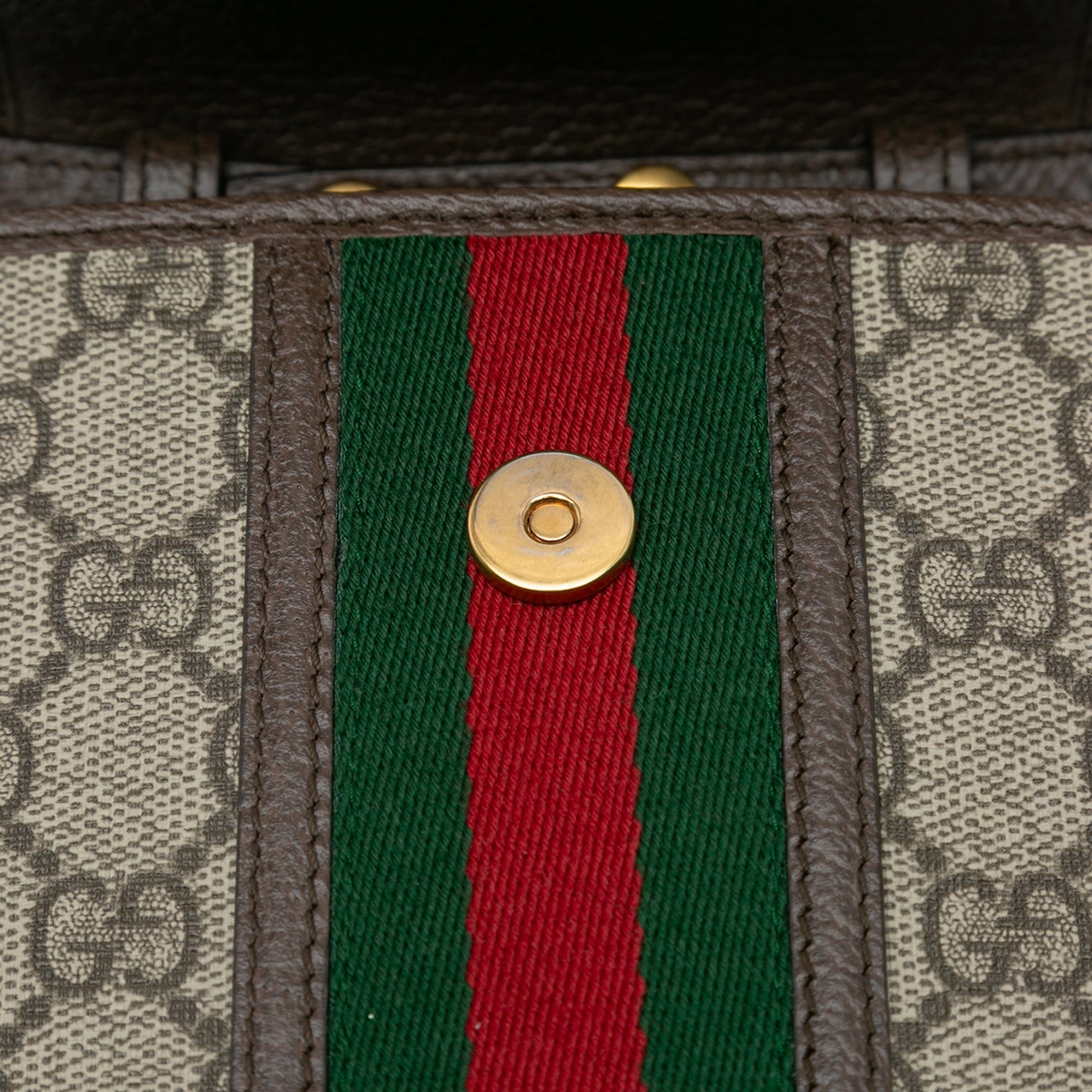 Gucci Mini GG Supreme Web Ophidia Crossbody Bag (22523)