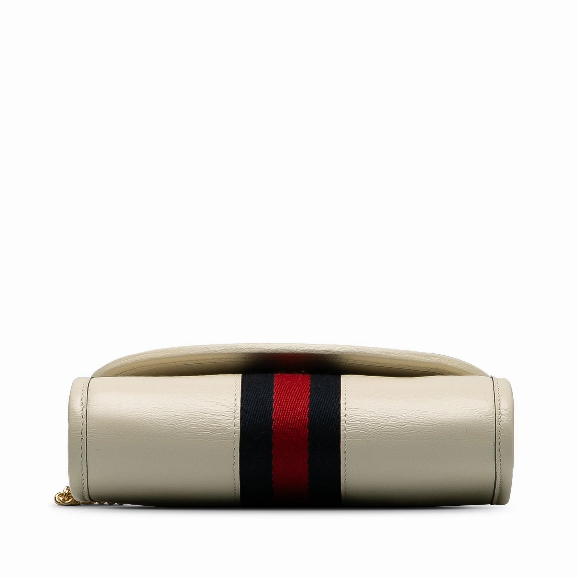 Gucci Mini Rajah Web Chain Crossbody Bag (SHG-qSdeie)