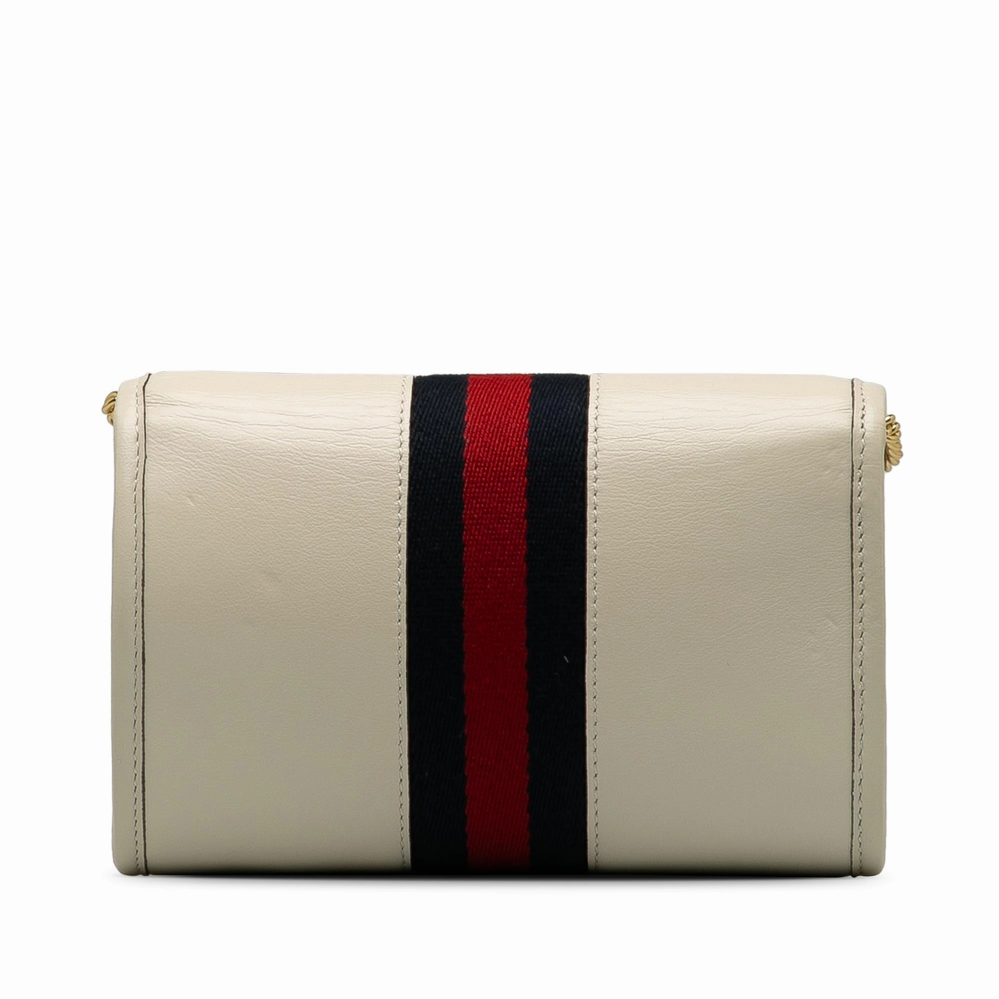 Gucci Mini Rajah Web Chain Crossbody Bag (SHG-qSdeie)