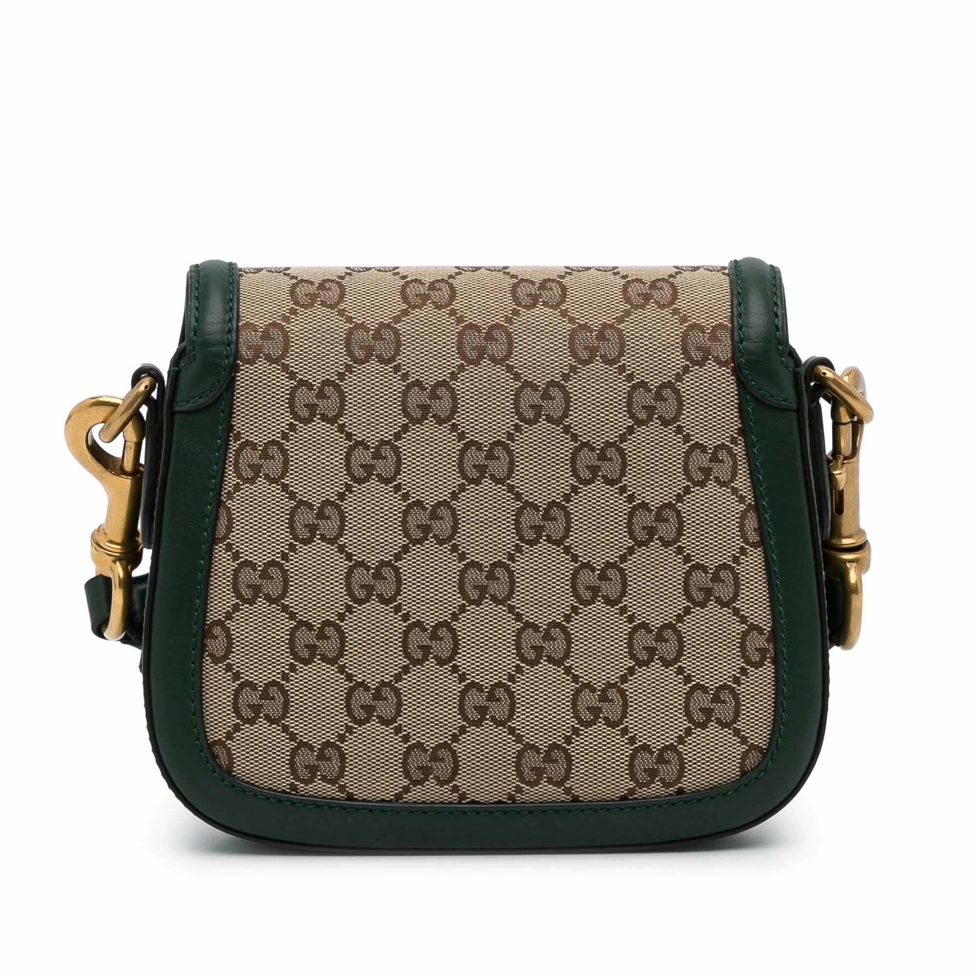 Gucci Small GG Canvas Lady Web Crossbody (SHG-JoFLho)