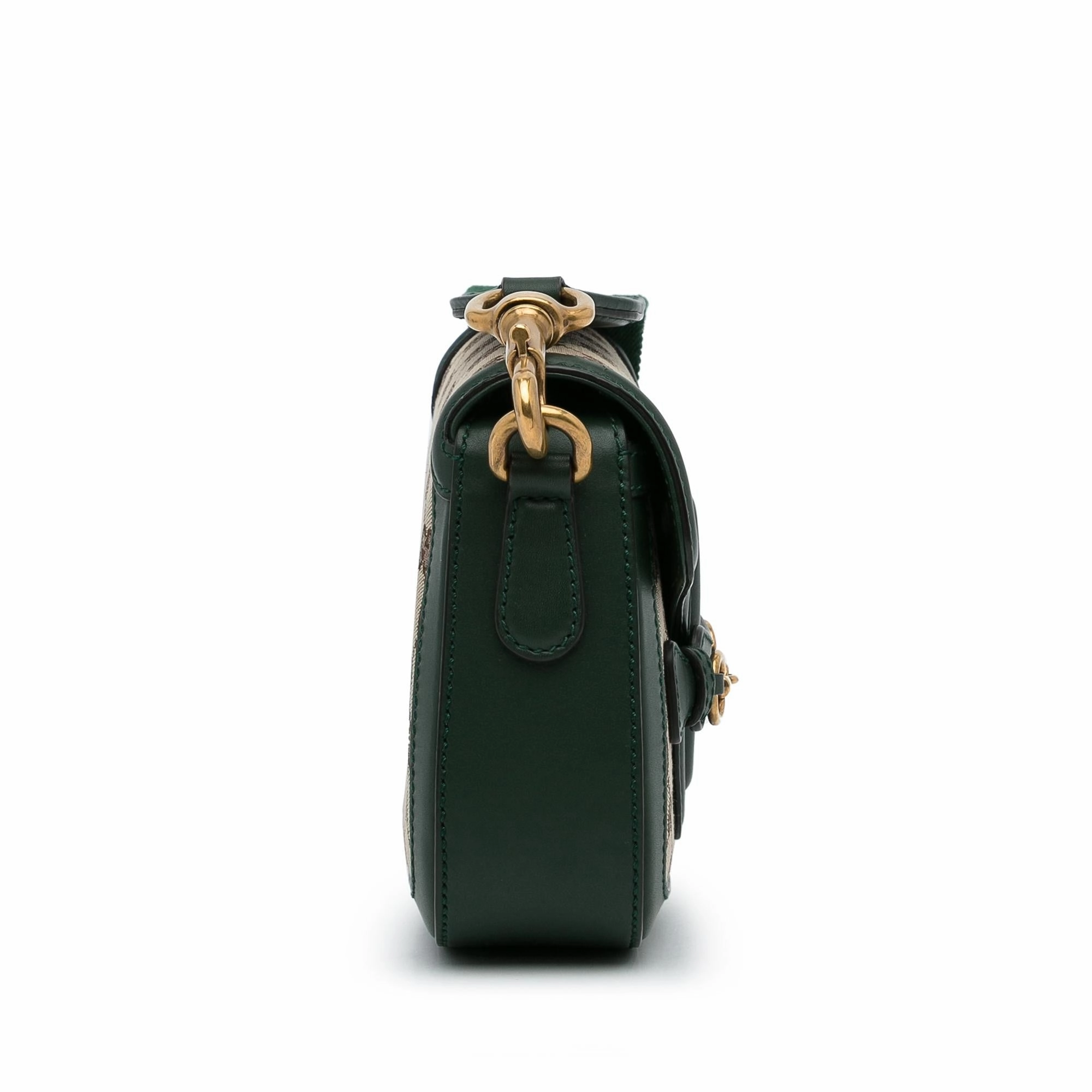Gucci Small GG Canvas Lady Web Crossbody (SHG-JoFLho)