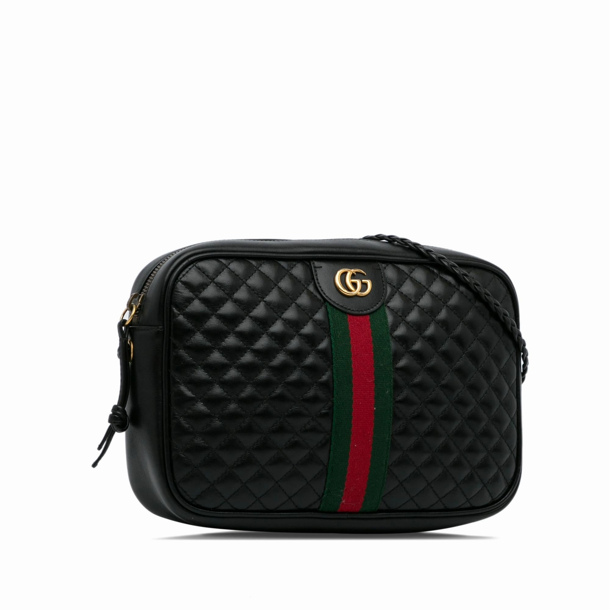 Gucci Small Trampuntata Crossbody Bag (SHG-fxPHOR)