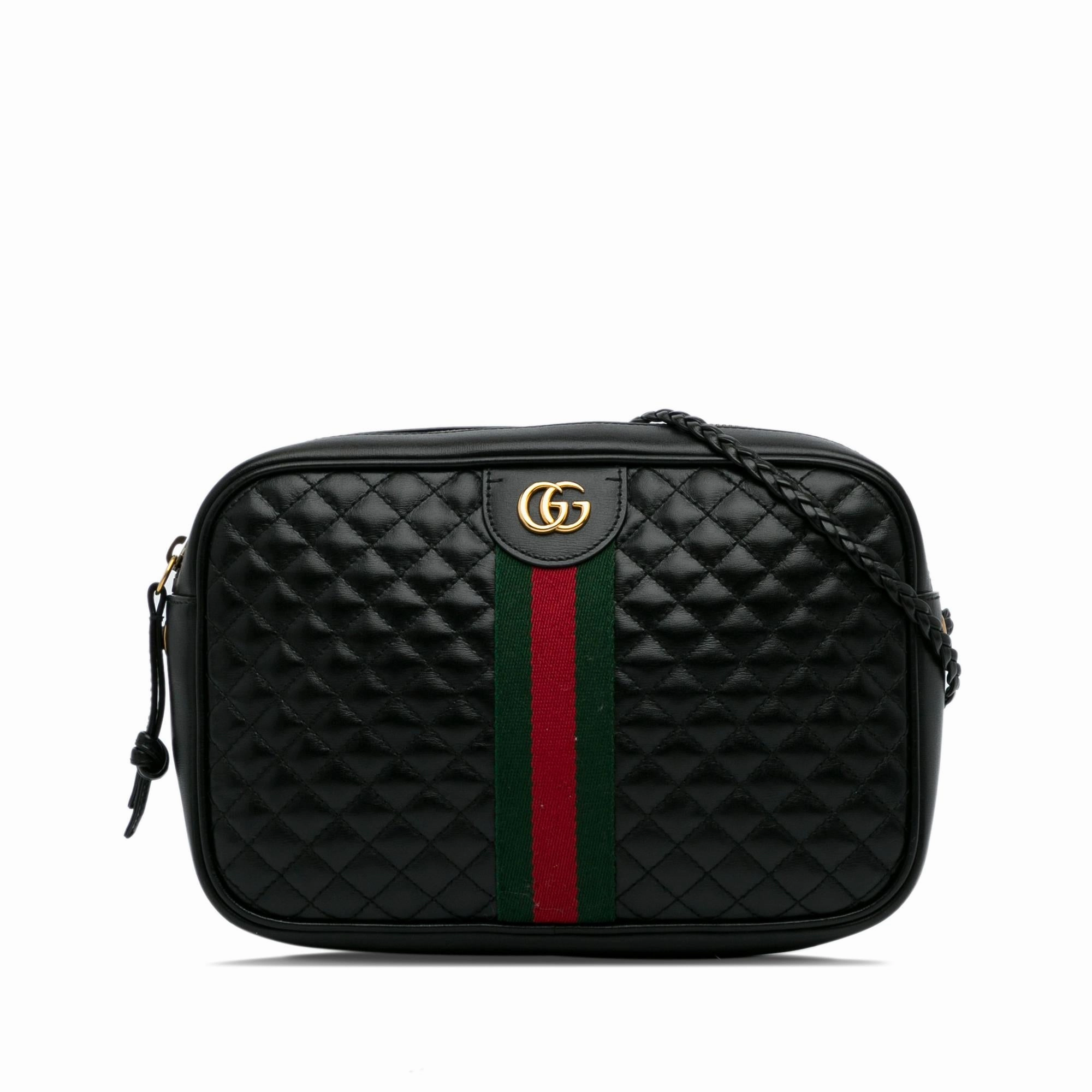 Gucci Small Trampuntata Crossbody Bag (SHG-fxPHOR)