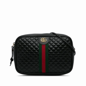 Gucci Small Trampuntata Crossbody Bag (SHG-fxPHOR)
