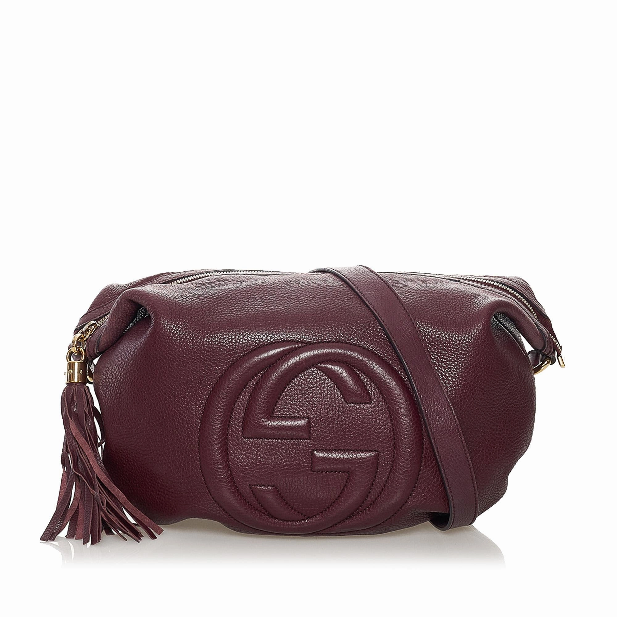Gucci Soho Leather Crossbody Bag (SHG-32710)
