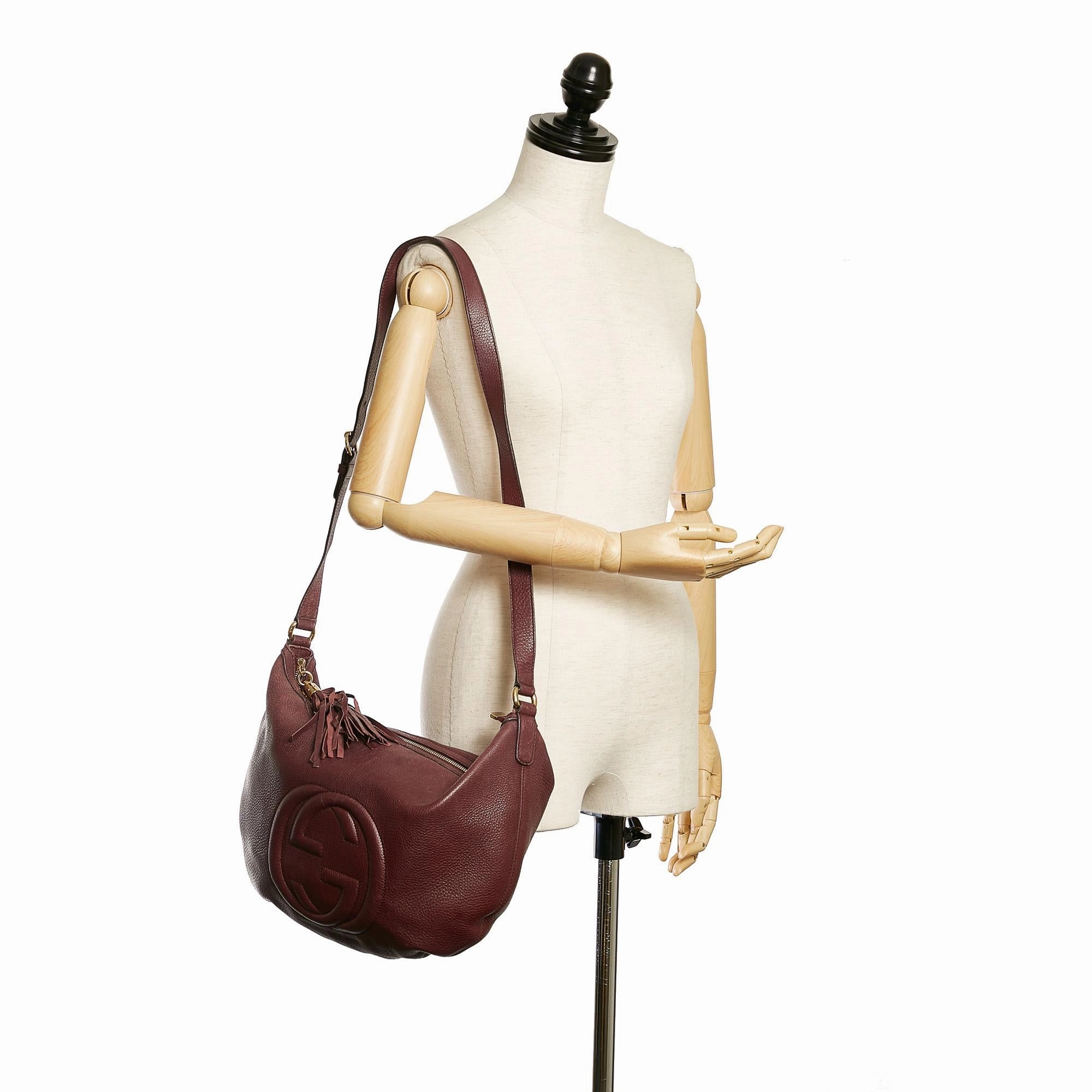 Gucci Soho Leather Crossbody Bag (SHG-32710)
