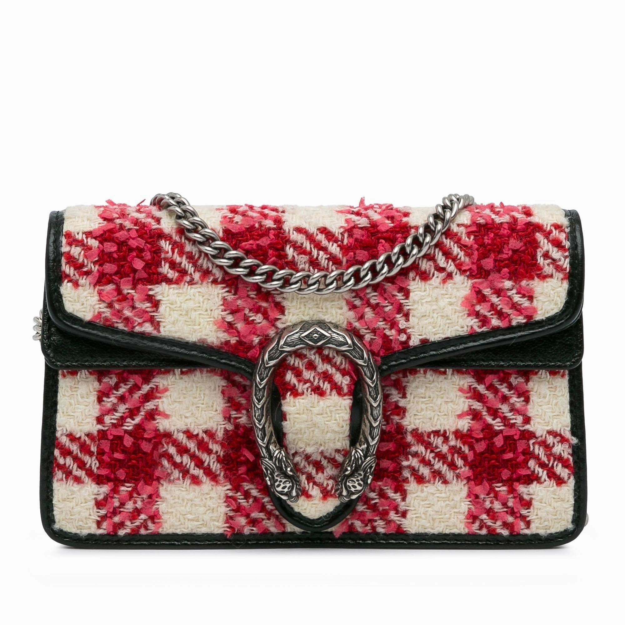 Gucci Super Mini Tweed Dionysus Crossbody Bag (SHG-4yYzpl)