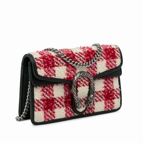 Gucci Super Mini Tweed Dionysus Crossbody Bag (SHG-4yYzpl)