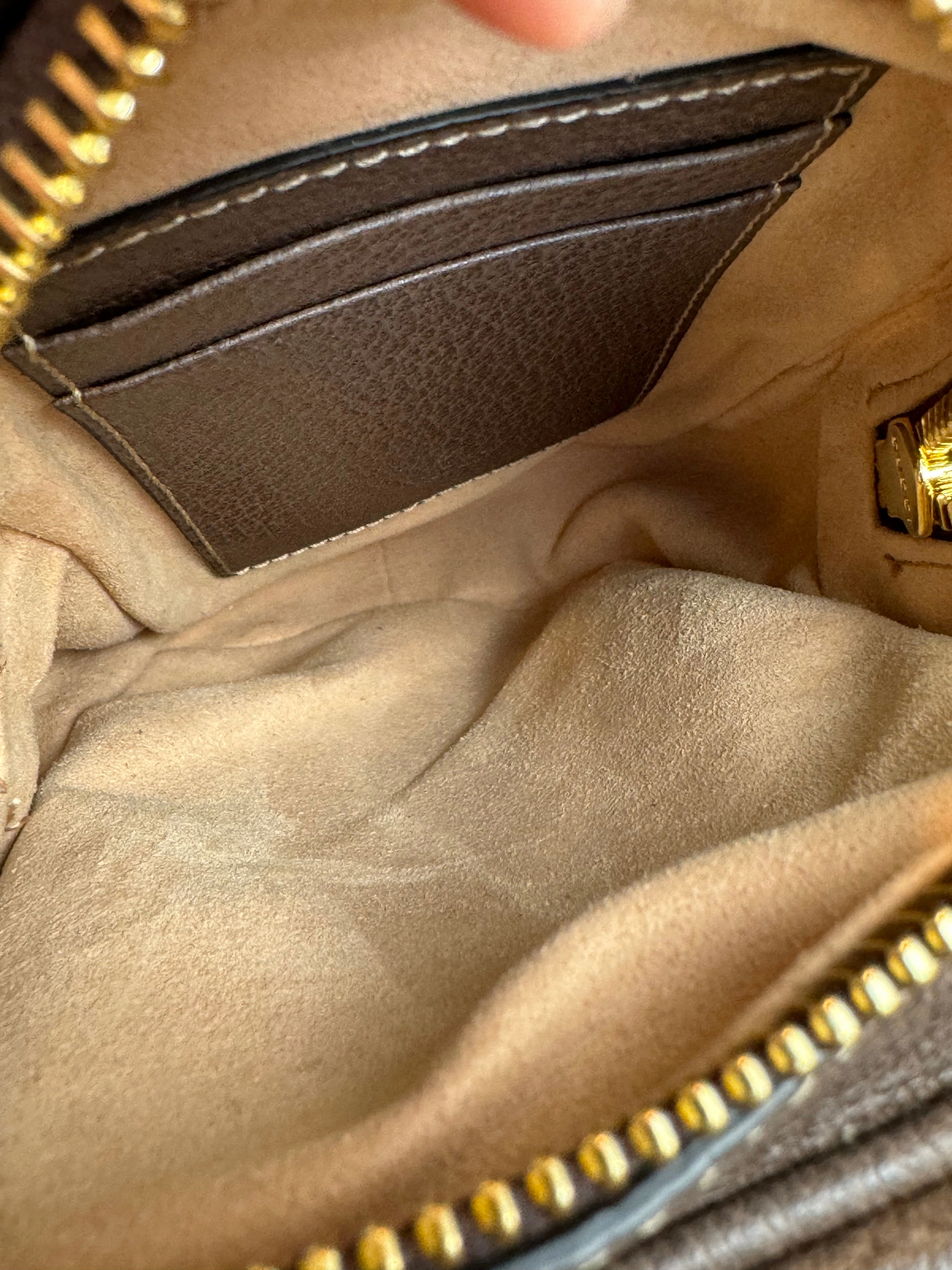 GUCCI Supreme Mini Ophidia Double Zip Crossbody