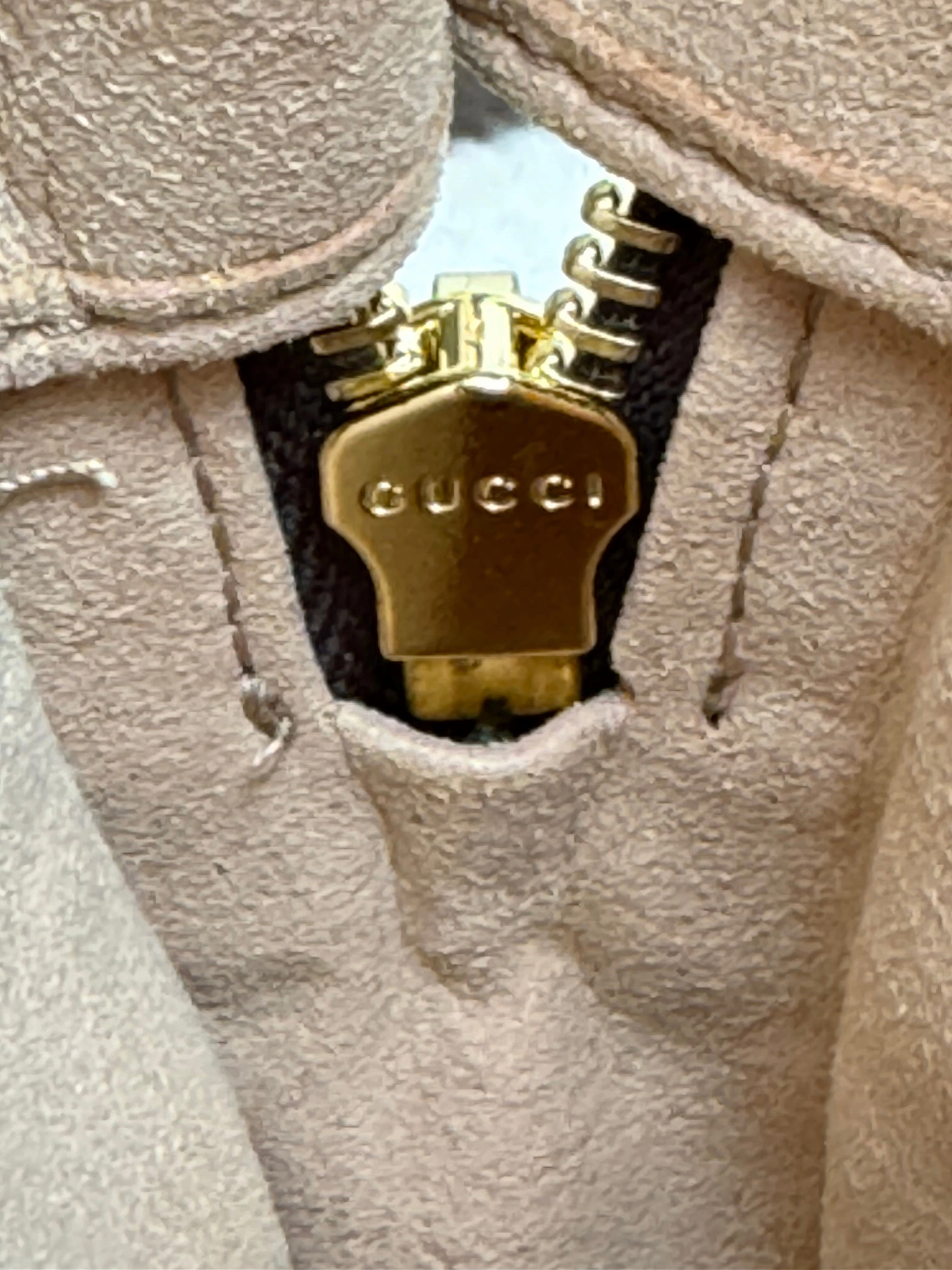GUCCI Supreme Mini Ophidia Double Zip Crossbody
