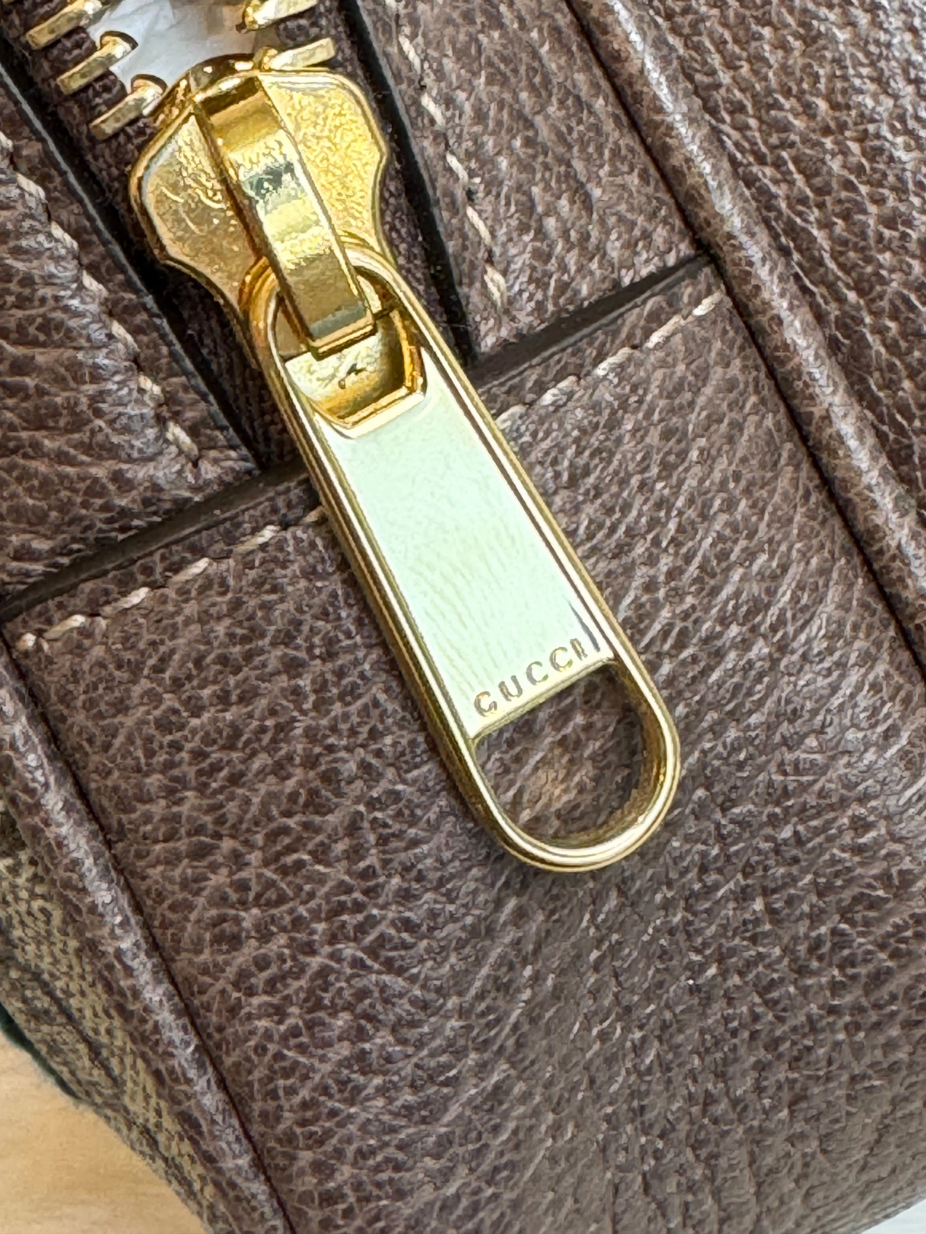 GUCCI Supreme Mini Ophidia Double Zip Crossbody