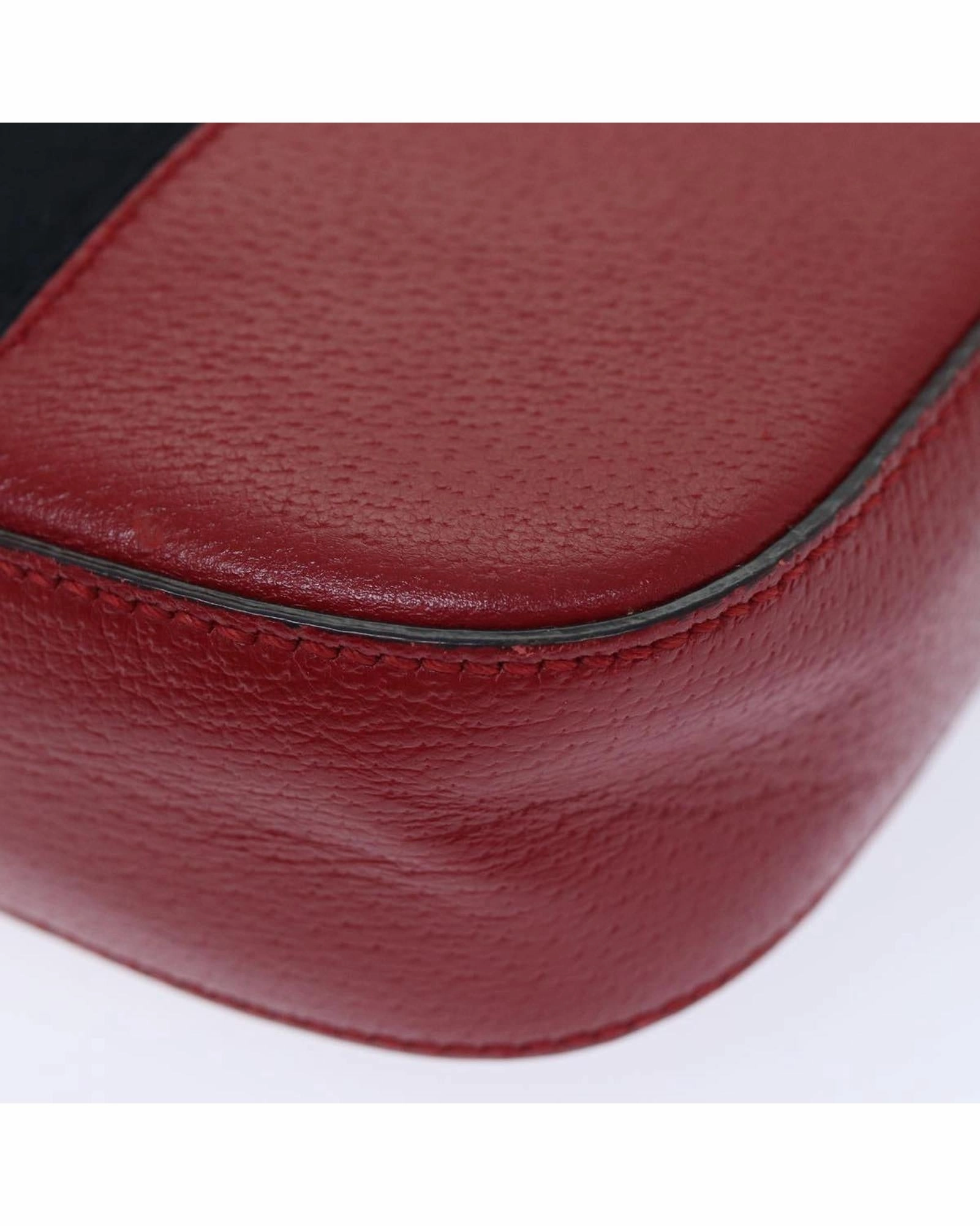 Gucci Tiger Head Crossbody Red Leather Bag