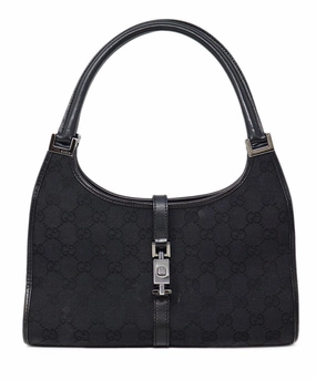 Gucci Vintage Black Monogram Jackie O Bag