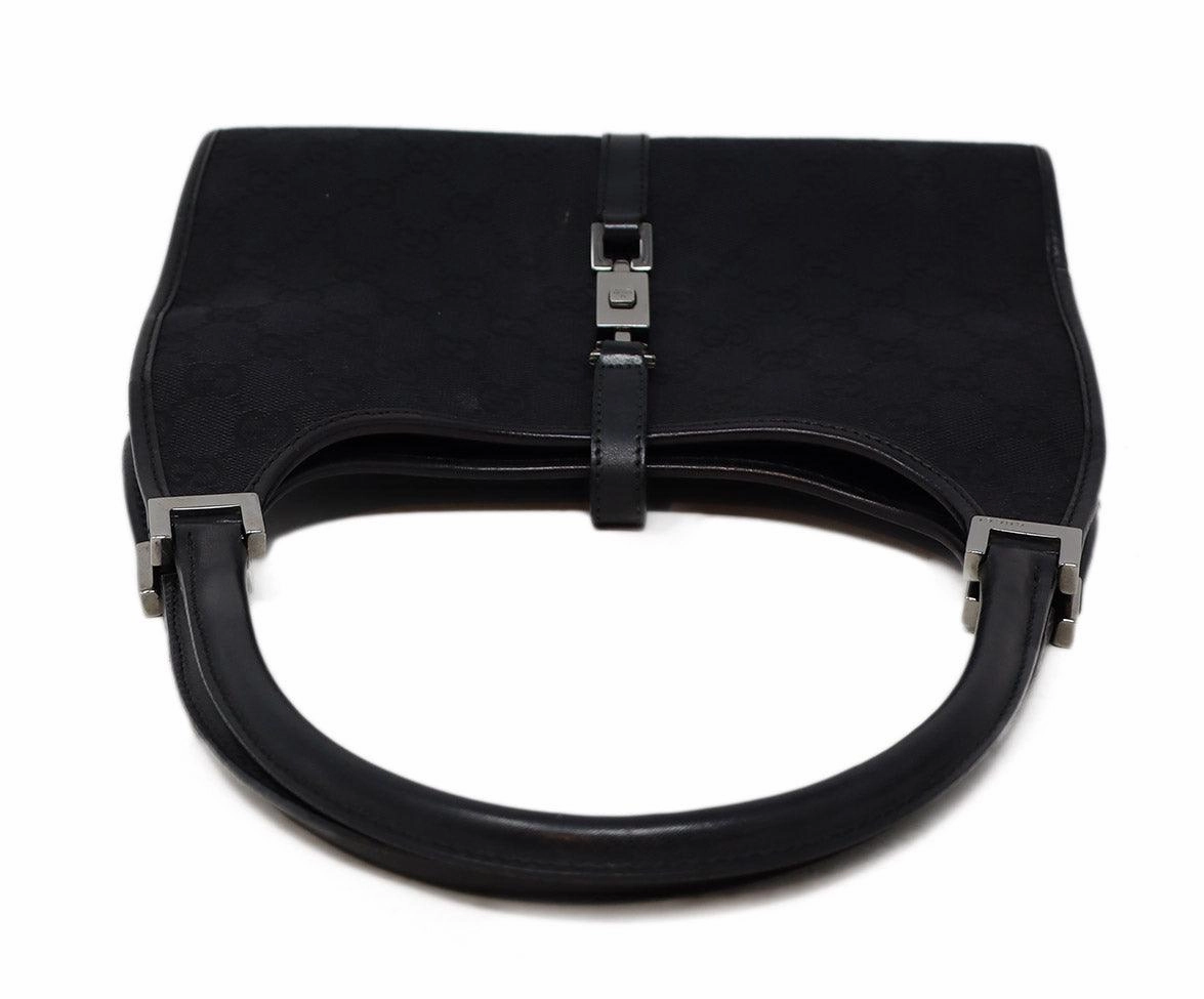 Gucci Vintage Black Monogram Jackie O Bag