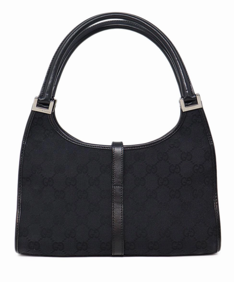 Gucci Vintage Black Monogram Jackie O Bag