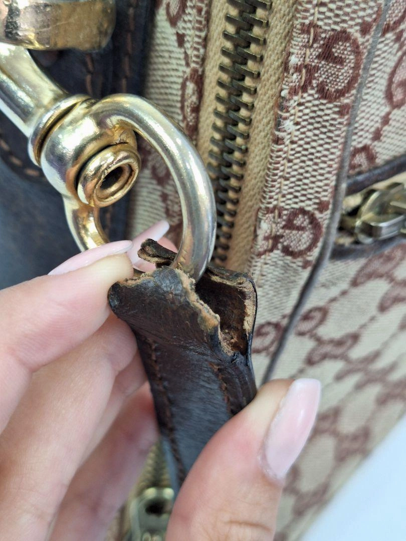 Gucci Vintage Monogram Mid Century Travel Bag