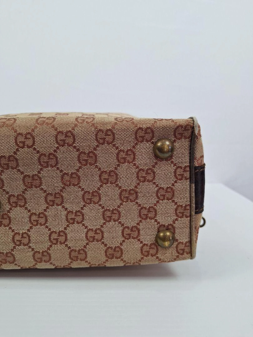 Gucci Vintage Monogram Mid Century Travel Bag