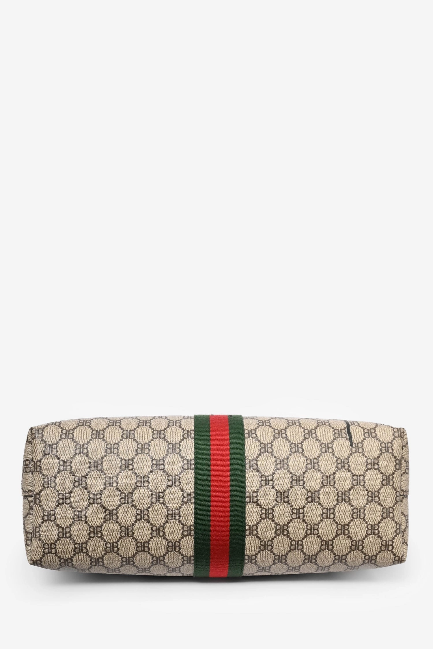 Gucci X Balenciaga Brown BB Supreme Ophidia Printed Shopping Tote