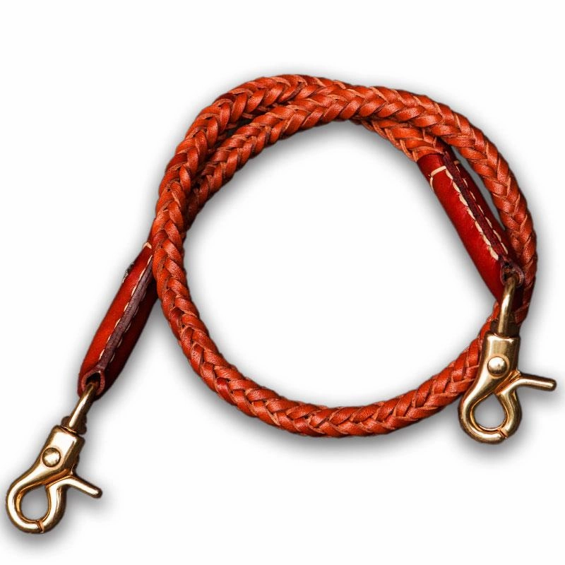 Handmade leather Braided Biker Trucker Wallet Chain for Chain Wallet Biker Wallet Trucker Wallet