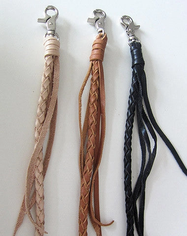 Handmade leather braided wallet Chain for chain wallet biker wallet trucker wallet