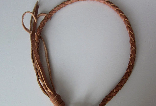 Handmade leather braided wallet Chain for chain wallet biker wallet trucker wallet