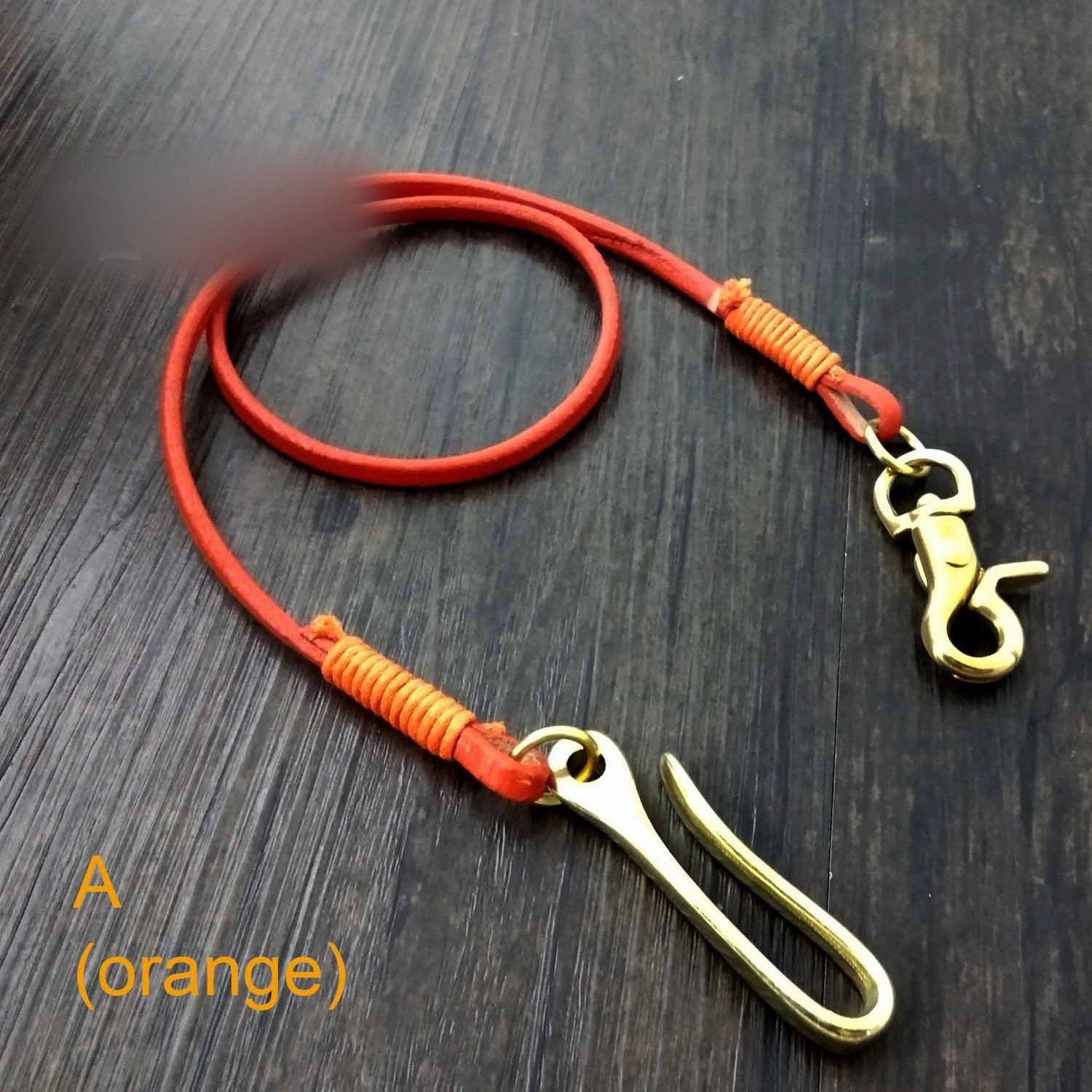 Handmade Leather Cool Punk Rock Wallet Chain Biker Trucker Wallet Chain Trucker Wallet Chain for Men