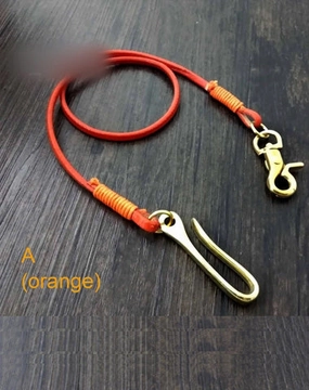 Handmade Leather Cool Punk Rock Wallet Chain Biker Trucker Wallet Chain Trucker Wallet Chain for Men