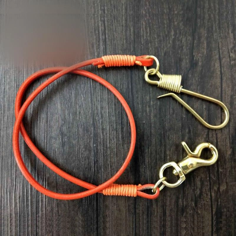 Handmade Leather Cool Punk Rock Wallet Chain Biker Trucker Wallet Chain Trucker Wallet Chain for Men