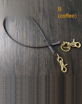 Handmade Leather Cool Punk Rock Wallet Chain Biker Trucker Wallet Chain Trucker Wallet Chain for Men