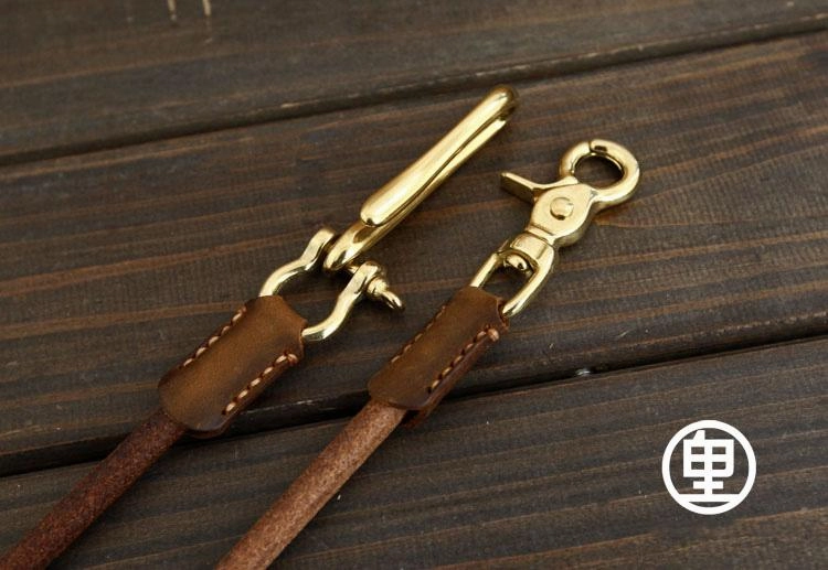 Handmade Vintage Leather Mens Wallet Chain Biker Wallet Chain Pants Chain For Men
