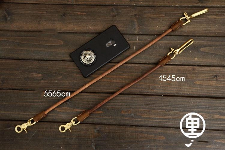 Handmade Vintage Leather Mens Wallet Chain Biker Wallet Chain Pants Chain For Men