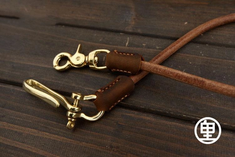 Handmade Vintage Leather Mens Wallet Chain Biker Wallet Chain Pants Chain For Men