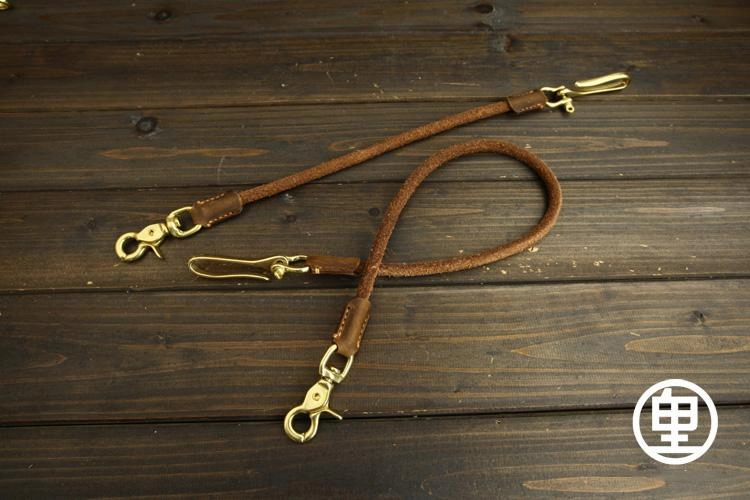 Handmade Vintage Leather Mens Wallet Chain Biker Wallet Chain Pants Chain For Men
