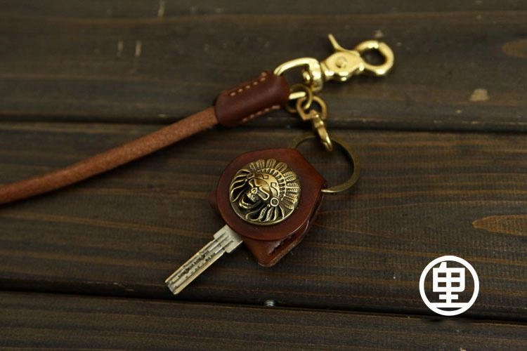Handmade Vintage Leather Mens Wallet Chain Biker Wallet Chain Pants Chain For Men