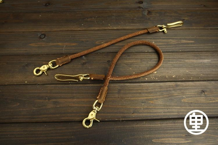 Handmade Vintage Leather Mens Wallet Chain Biker Wallet Chain Pants Chain For Men